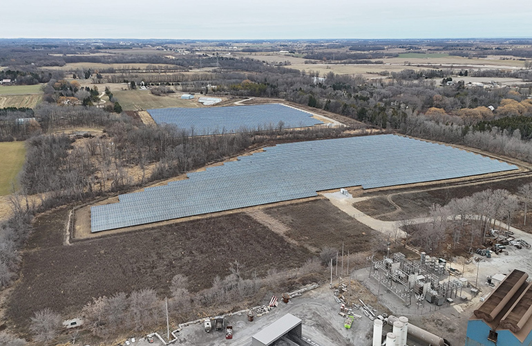 wisconsin’s-largest-behind-the-meter-solar-project-directly-powers-steel-mill