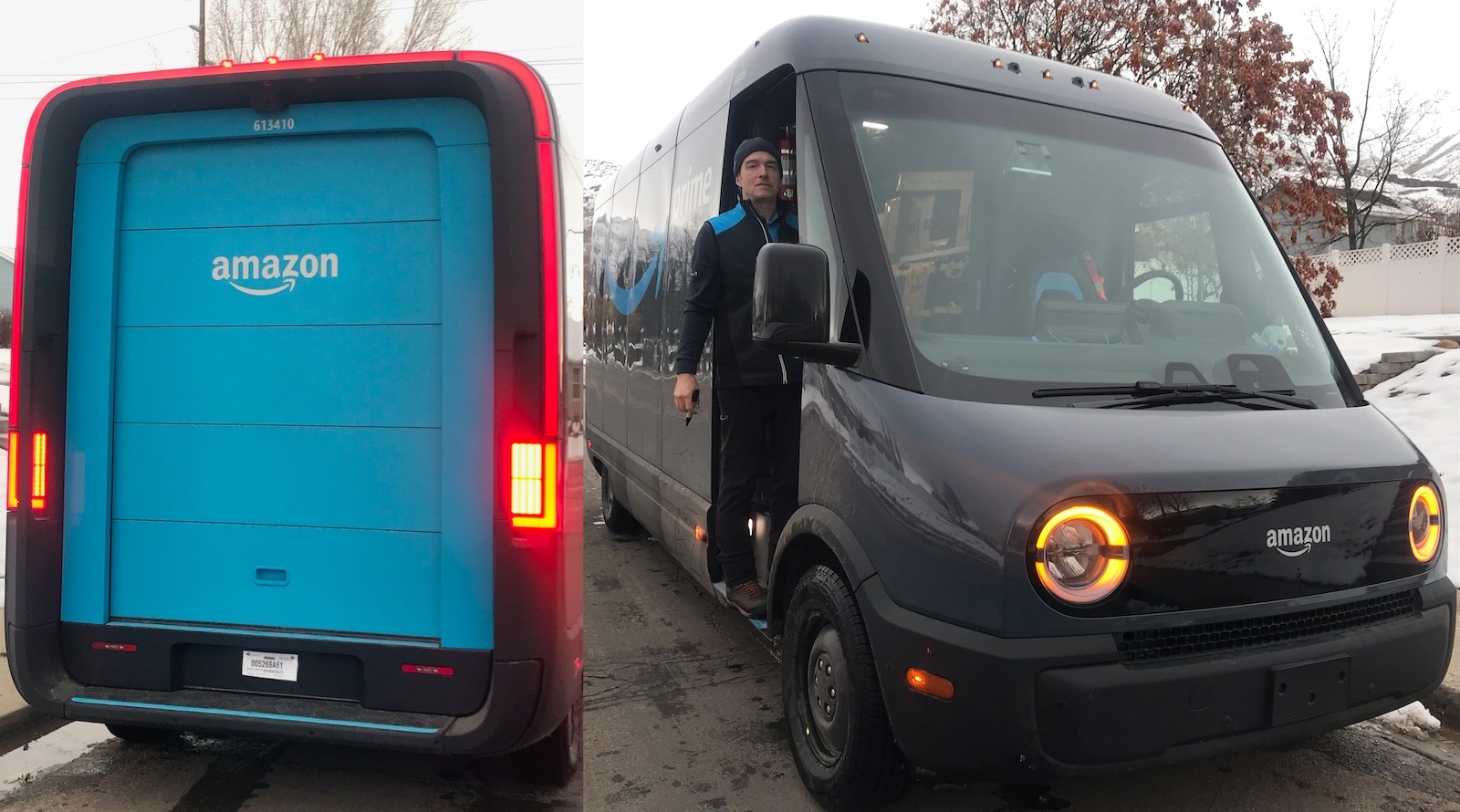 commercial-&-united-states-postal-service-(usps)-electric-delivery-vans-spreading-out-across-usa