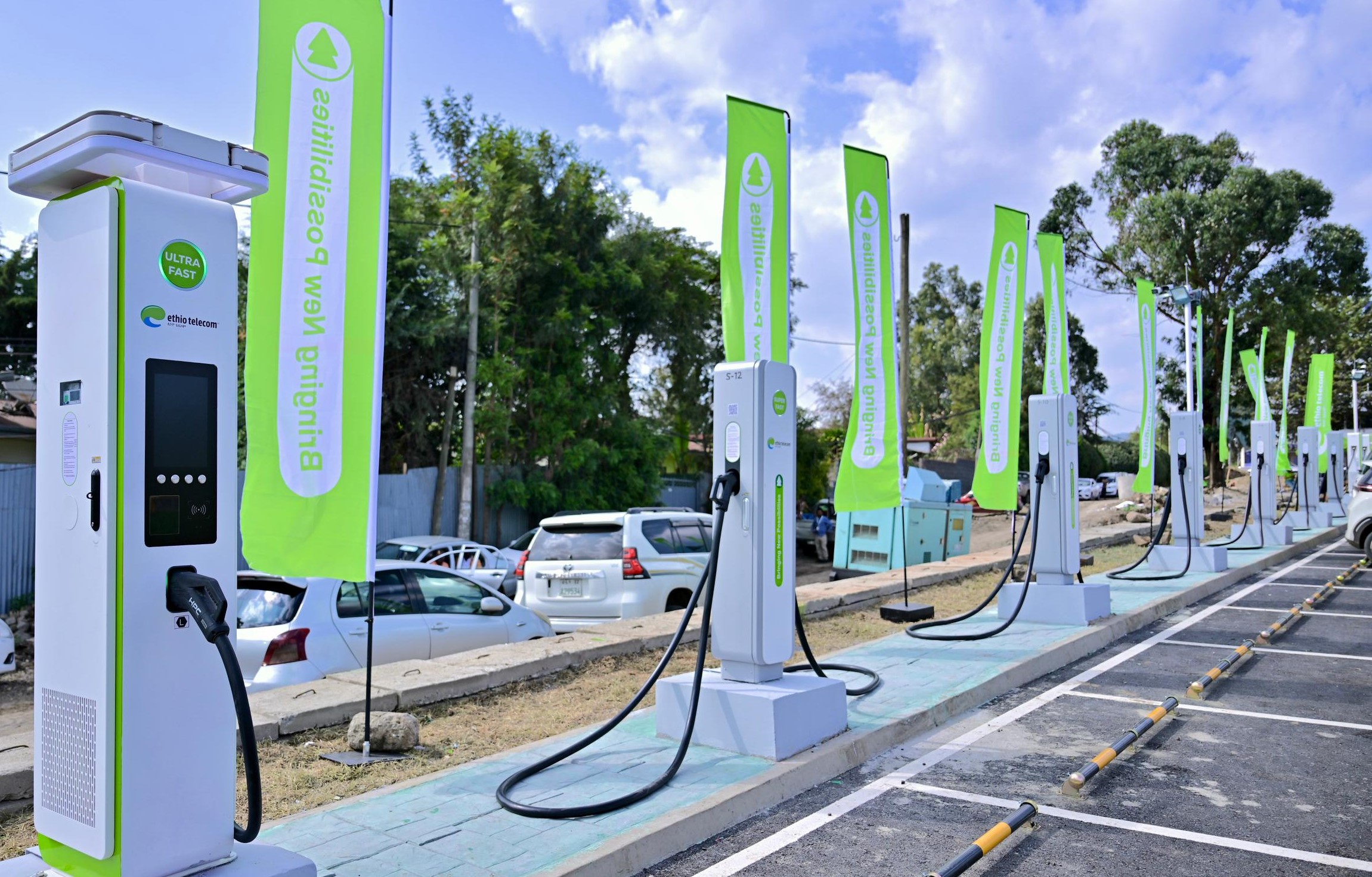 ethio-telecom-launches-the-second-ultra-fast-ev-charging-hub-in-addis-ababa