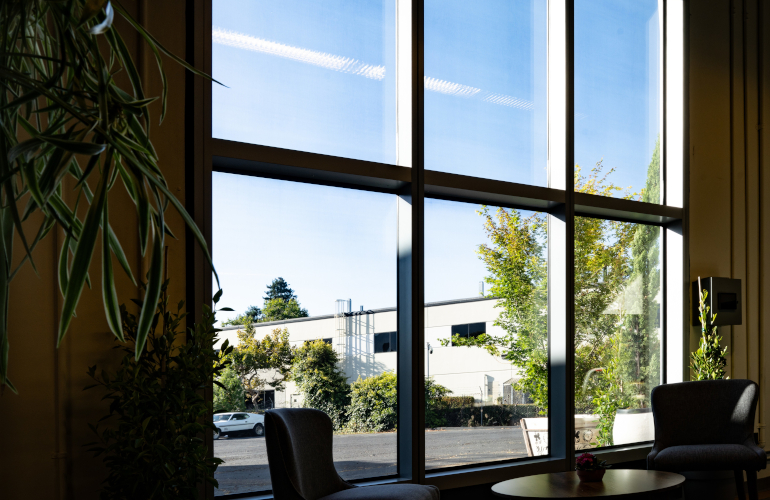 six-full-sized-transparent-pv-windows-installed-at-next-energy-hq