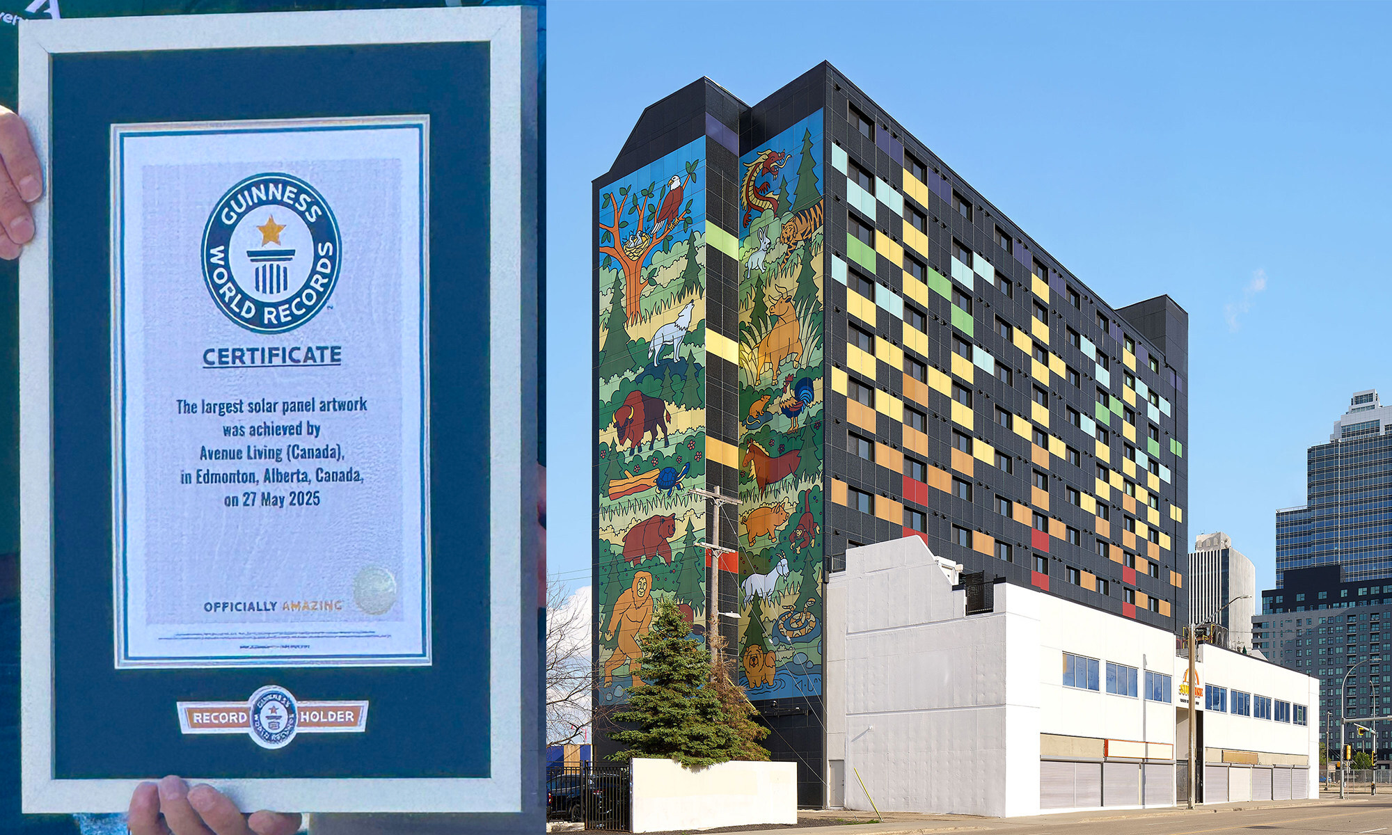 mitrex-sets-guinness-world-record-with-largest-bipv-solar-panel-mural-at-sunrise-residential