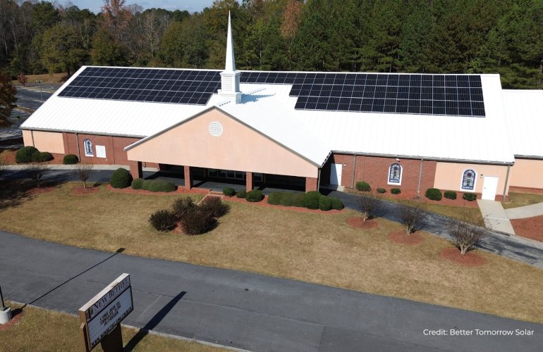 georgia-church-adds-solar,-storage-and-ev-chargers-to-campus-to-act-as-community’s-resilience-hub