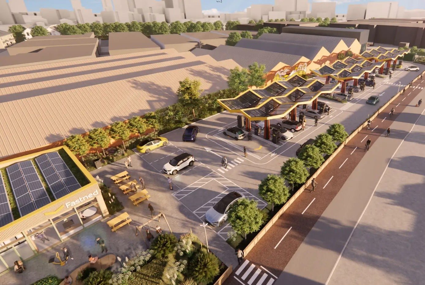 london’s-largest-ev-charging-hub-set-to-accelerate-cleaner-transport