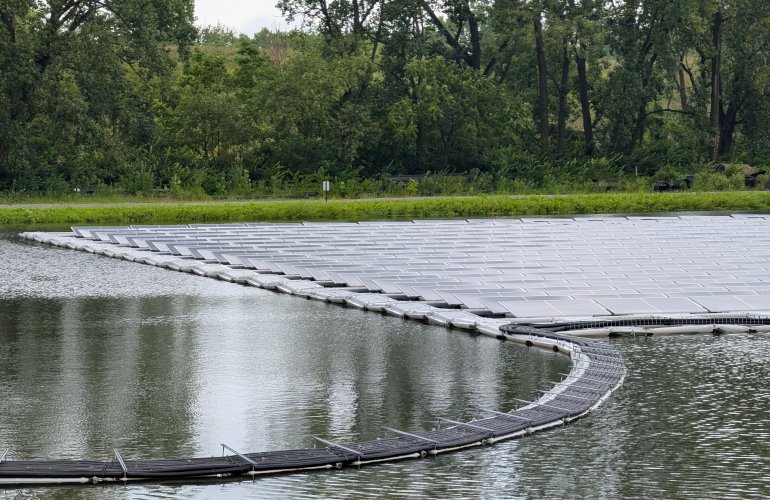 northwest-ohio-community-saves-land-space-by-siting-solar-project-on-reservoir