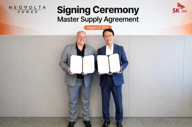 sk-on-signs-18gwh-reciprocal-lfp-supply-deal-with-neovolta-power-for-us-made-battery-storage