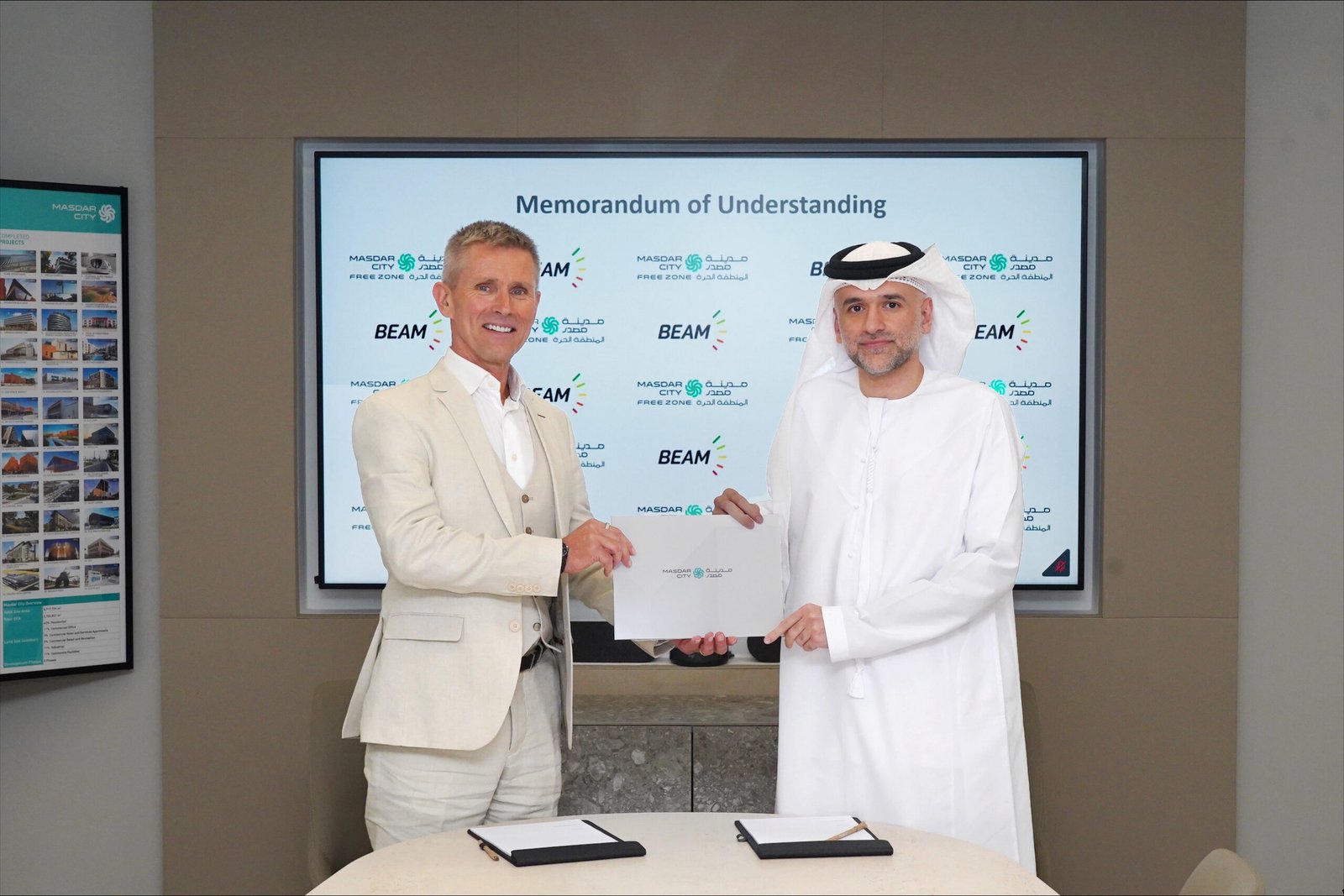 beam-global-and-masdar-city-free-zone-sign-mou-to-explore-sustainable-energy-infrastructure-opportunities