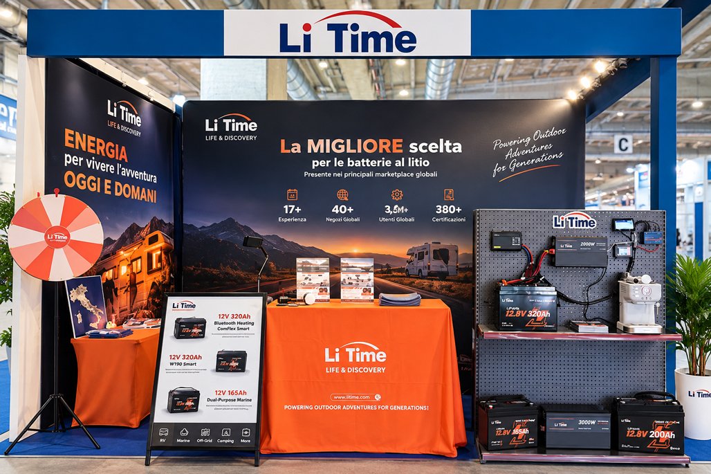 litime-unveils-new-12v-320ah-comflex-smart-battery-at-il-salone-del-camper-2026